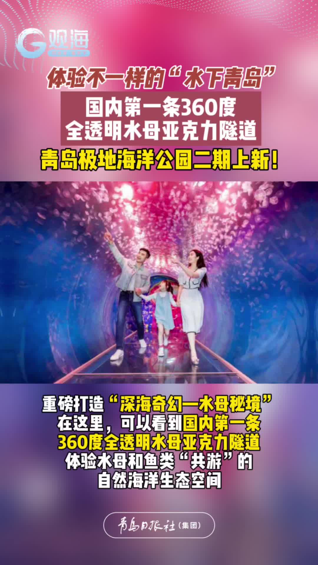 体验不一样的“水下青岛”！青岛极地海洋公园二期上新