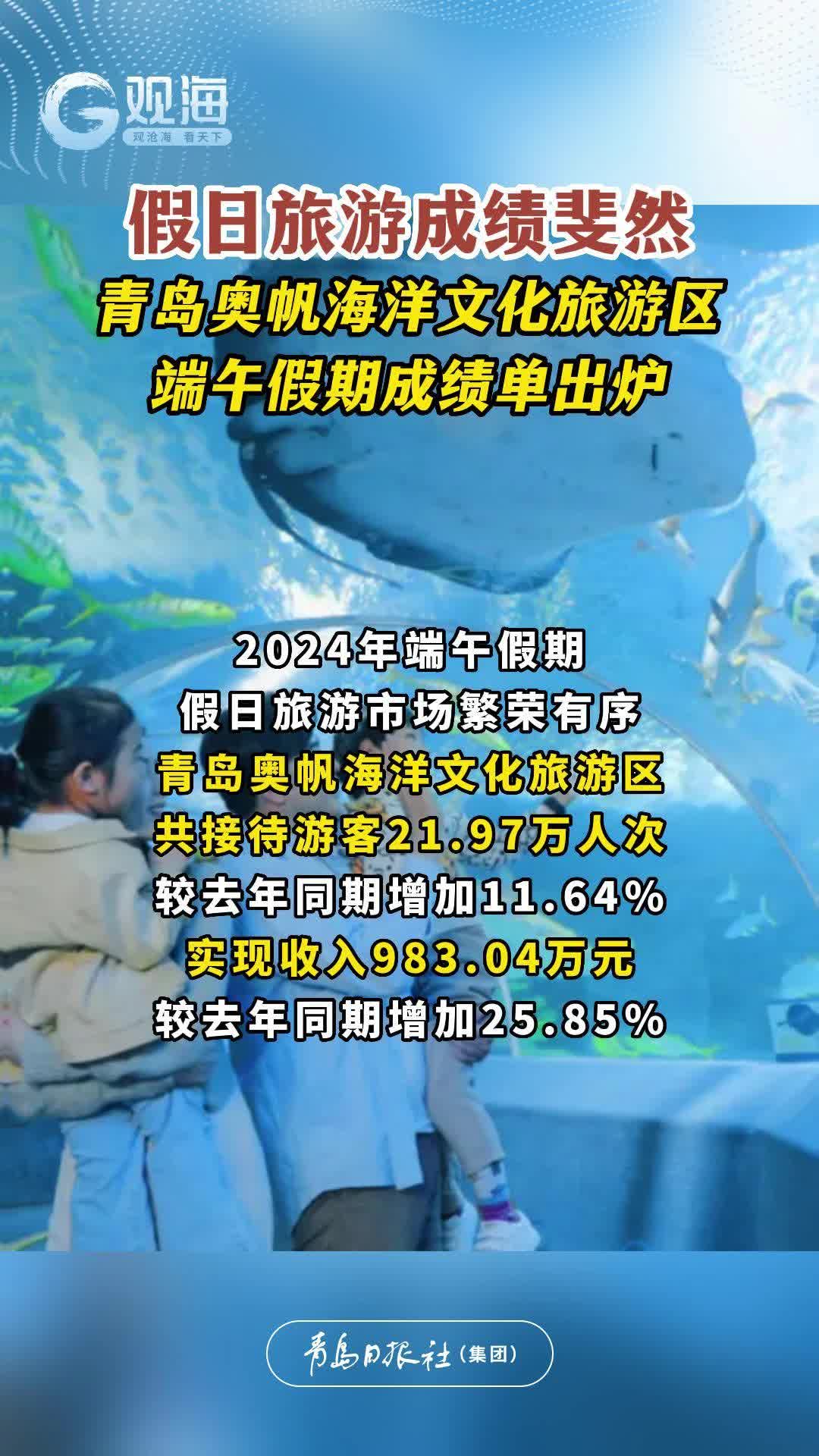 假日旅游成绩斐然，青岛奥帆海洋文化旅游区端午假期成绩单出炉
